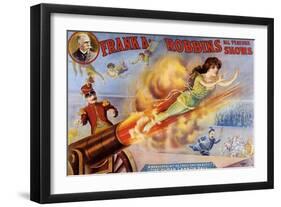 Frank Robbins Circus-null-Framed Premium Giclee Print