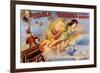 Frank Robbins Circus-null-Framed Giclee Print
