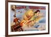 Frank Robbins Circus-null-Framed Giclee Print