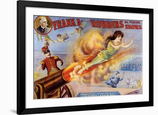 Frank Robbins Circus-null-Framed Giclee Print