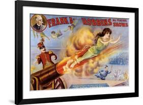 Frank Robbins Circus-null-Framed Giclee Print