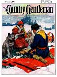 "Mountain Trail Ride," Country Gentleman Cover, April 1, 1936-Frank Schoonover-Giclee Print