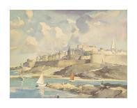 The Road to the Harbour - St Ives-Frank Sherwin-Premium Giclee Print