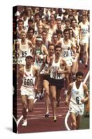 Frank Shorter in the Marathon at 1972 Summer Olympic Games in Munich, Germany-John Dominis-Stretched Canvas