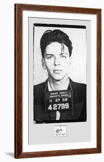 Frank Sinatra � Mugshot-Unknown-Framed Art Print