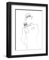 Frank Sinatra-Logan Huxley-Framed Art Print