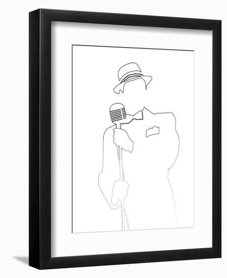 Frank Sinatra-Logan Huxley-Framed Art Print