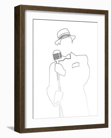 Frank Sinatra-Logan Huxley-Framed Art Print