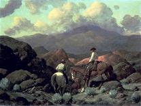 The Mountain Hunt, 1917-Frank Tenney Johnson-Framed Giclee Print