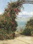 A Garden by the Sea-Frank Topham-Giclee Print