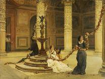The Morning of the Festival - Central Italy, 1876-Frank Topham-Giclee Print