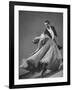 Frank Veloz and Yolanda Casazza, Husband and Wife, Top U.S. Ballroom Dance Team Performing-Gjon Mili-Framed Photographic Print