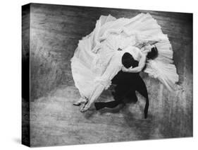 Frank Veloz and Yolanda Casazza, Husband and Wife, Top U.S. Ballroom Dance Team-Gjon Mili-Stretched Canvas