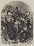 General Garibaldi Spearing Fish by Night Off Caprera-Frank Vizetelly-Giclee Print