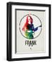 Frank Watercolor-David Brodsky-Framed Premium Giclee Print