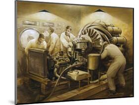 Frank Whittle's Early Development of the Jet Engine-null-Mounted Art Print