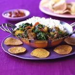 Lamb Curry with Spinach and Rice-Frank Wieder-Photographic Print