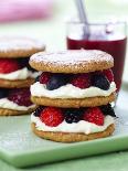 Small Sponge Cake with Berry and Cream Filling-Frank Wieder-Photographic Print