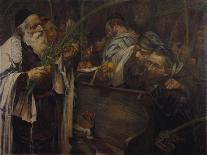 Sukkot in the Synagogue-Frank Wright Bourdillon-Giclee Print