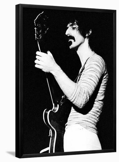 Frank Zappa Amsterdam 1970-null-Framed Poster