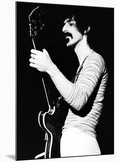 Frank Zappa Amsterdam 1970-null-Mounted Poster