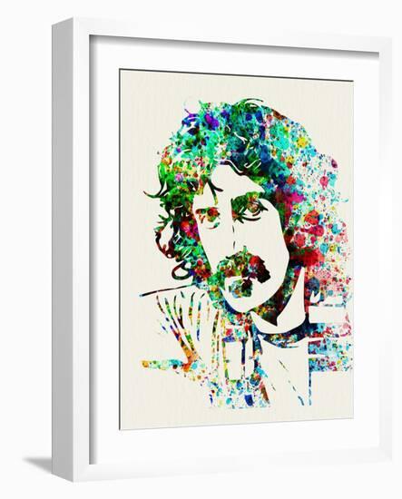 Frank Zappa-Nelly Glenn-Framed Art Print