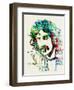 Frank Zappa-Nelly Glenn-Framed Premium Giclee Print