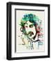 Frank Zappa-Nelly Glenn-Framed Premium Giclee Print