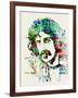 Frank Zappa-Nelly Glenn-Framed Art Print