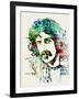 Frank Zappa-Nelly Glenn-Framed Art Print