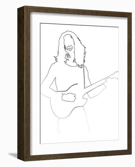 Frank Zappa-Logan Huxley-Framed Art Print