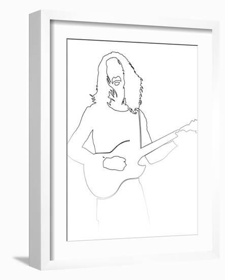 Frank Zappa-Logan Huxley-Framed Art Print