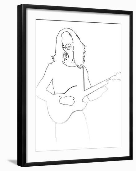 Frank Zappa-Logan Huxley-Framed Art Print