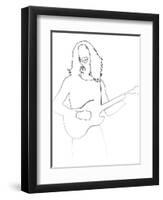 Frank Zappa-Logan Huxley-Framed Art Print