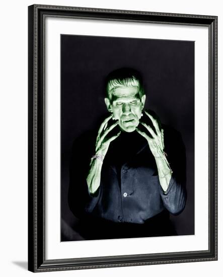 Frankenstein, Boris Karloff, 1931-null-Framed Photo