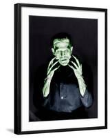 Frankenstein, Boris Karloff, 1931-null-Framed Photo