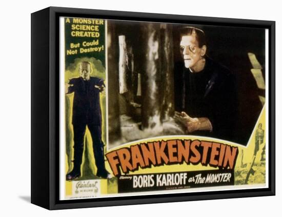 Frankenstein, Boris Karloff, 1931-null-Framed Stretched Canvas