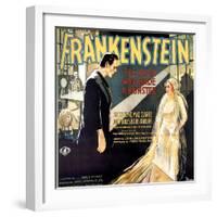 Frankenstein, Boris Karloff, Mae Clarke, 1931-null-Framed Art Print