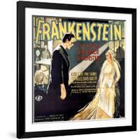 Frankenstein, Boris Karloff, Mae Clarke, 1931-null-Framed Art Print