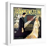 Frankenstein, Boris Karloff, Mae Clarke, 1931-null-Framed Art Print