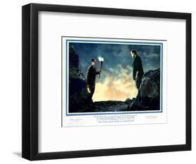 Frankenstein, Colin Clive, Boris Karloff, 1931-null-Framed Art Print