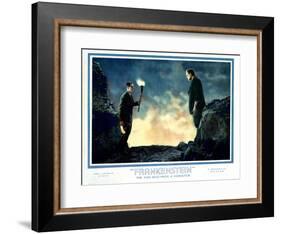 Frankenstein, Colin Clive, Boris Karloff, 1931-null-Framed Art Print