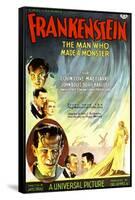 Frankenstein, Dwight Frye, John Boles, Mae Clarke, Boris Karloff, Edward Van Sloan, 1931-null-Framed Stretched Canvas