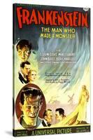 Frankenstein, Dwight Frye, John Boles, Mae Clarke, Boris Karloff, Edward Van Sloan, 1931-null-Stretched Canvas