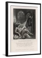 Frankenstein Frontispiece from Mary Shelley's Novel-null-Framed Photographic Print