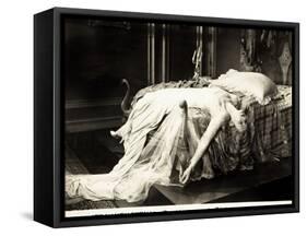 Frankenstein, Mae Clarke on lobbycard, 1931-null-Framed Stretched Canvas