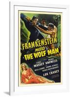 Frankenstein Meets the Wolf Man, 1943, Directed by Roy William Neill-null-Framed Giclee Print