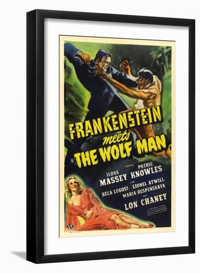 Frankenstein Meets the Wolf Man, 1943, Directed by Roy William Neill-null-Framed Giclee Print