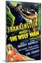 Frankenstein Meets the Wolf Man, 1943-null-Mounted Art Print