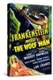 Frankenstein Meets the Wolf Man, 1943-null-Stretched Canvas